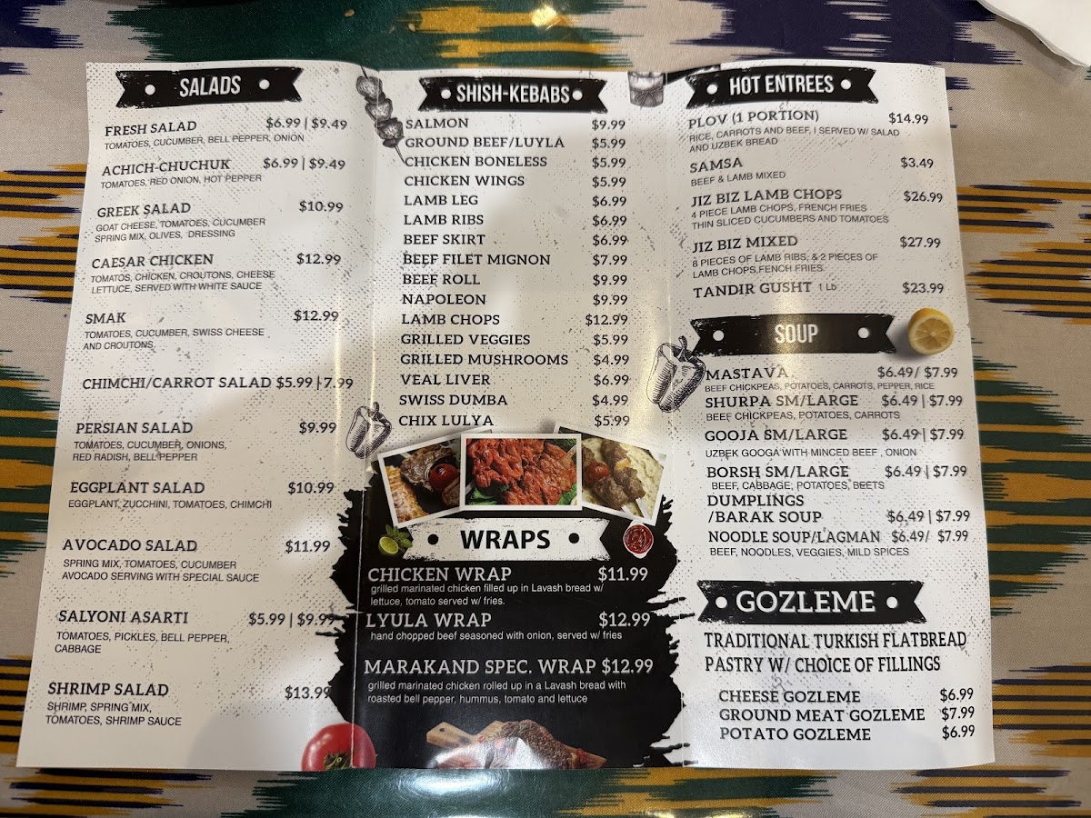 Marakand Menu - Image 2