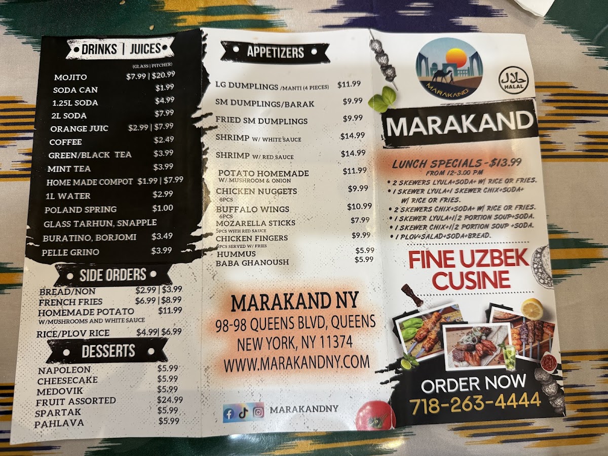Marakand Menu - Image 3