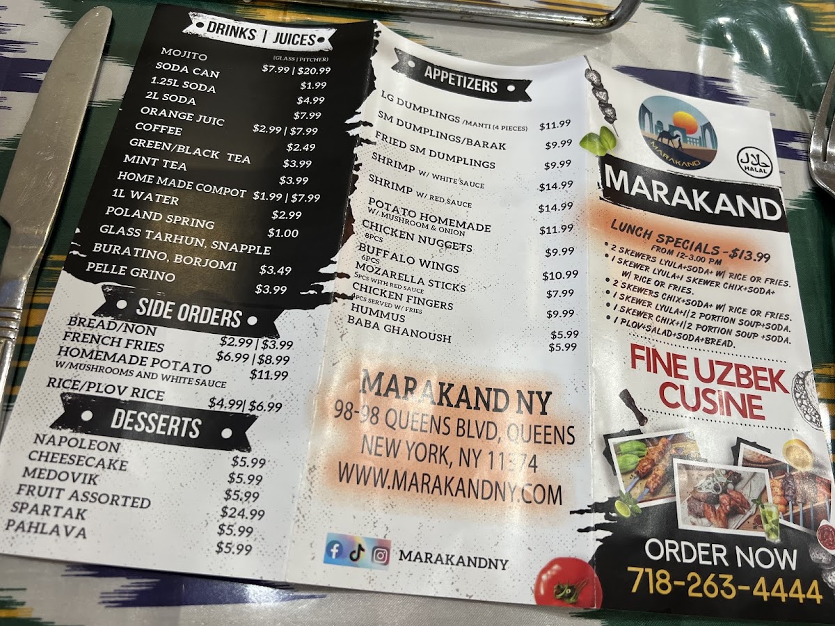 Marakand Menu - Image 4