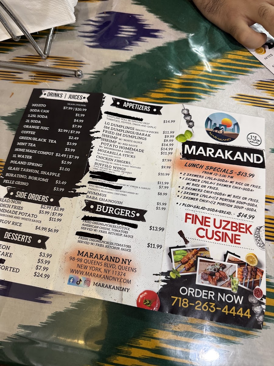 Marakand Menu - Image 5